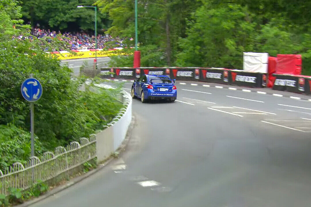 Mit dem Subaru WRX STI über die Isle of Man: Rennfahrer Mark Higgins hat seinen eigenen Rekord gebrochen