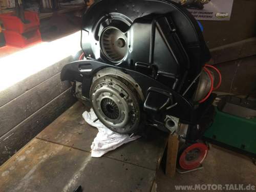 Rückseite Motor