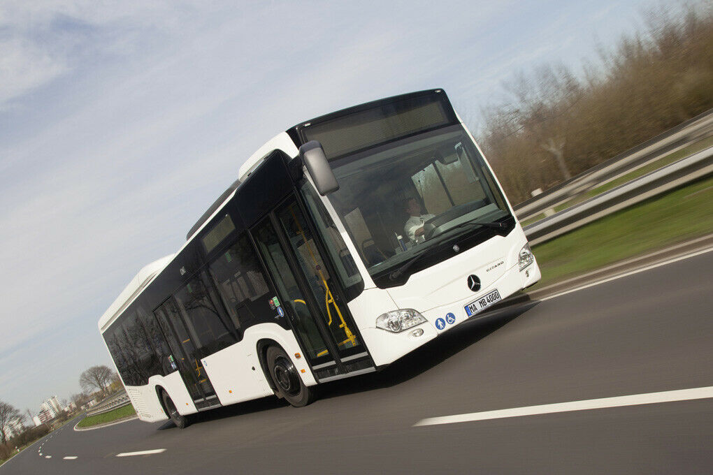 Der Mercedes Citaro Euro 6, hier die Low-Entry-Version