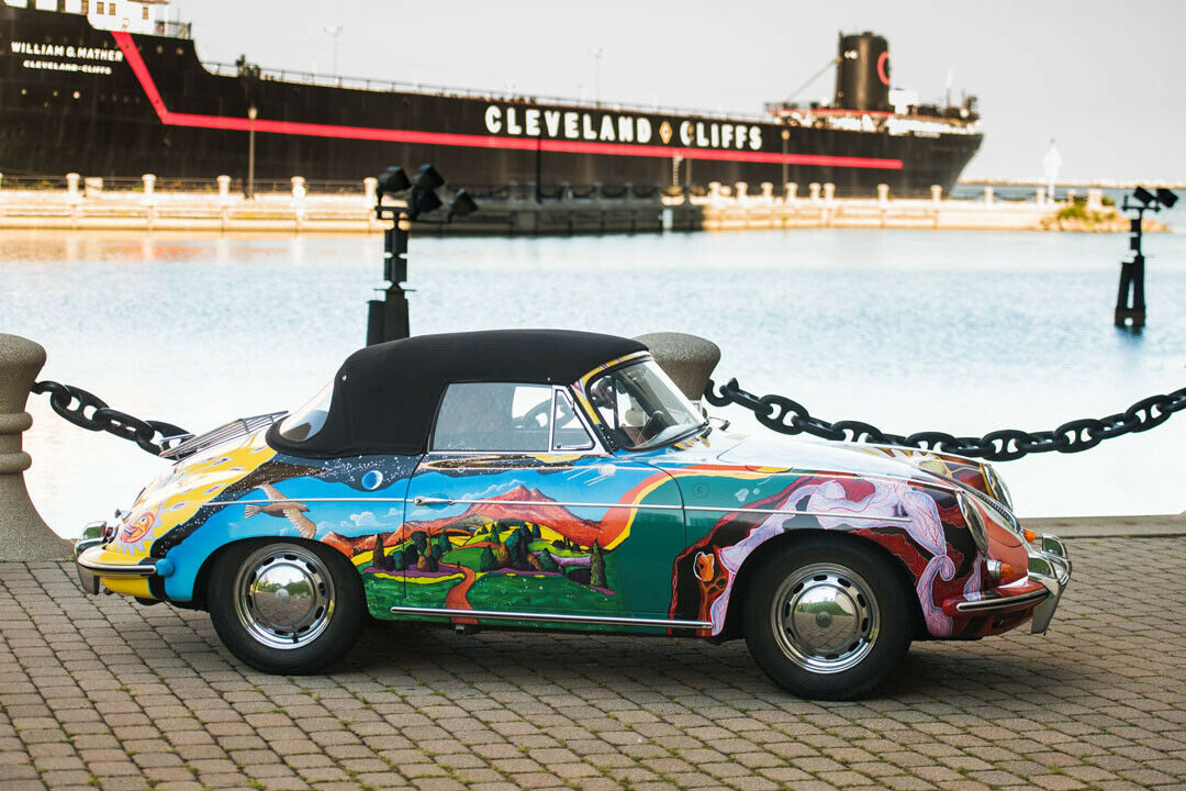 Der Porsche stand 20 Jahre in der Rock'n'Roll Hall of Fame in Cleveland in Ohio