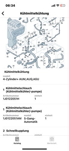 Autoteile für VW App