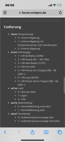 Klimacodierung