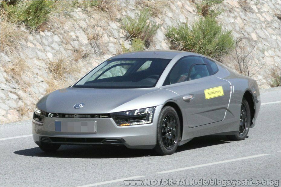 1Liter Auto von VW bei Erprobungsfahrten erwischt