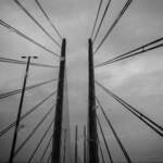Öresundbrücke bei Regen