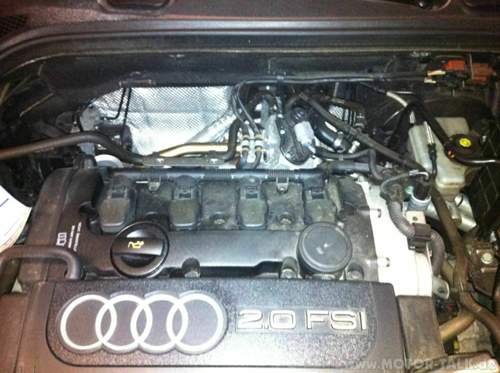 Motor in der Draufsicht