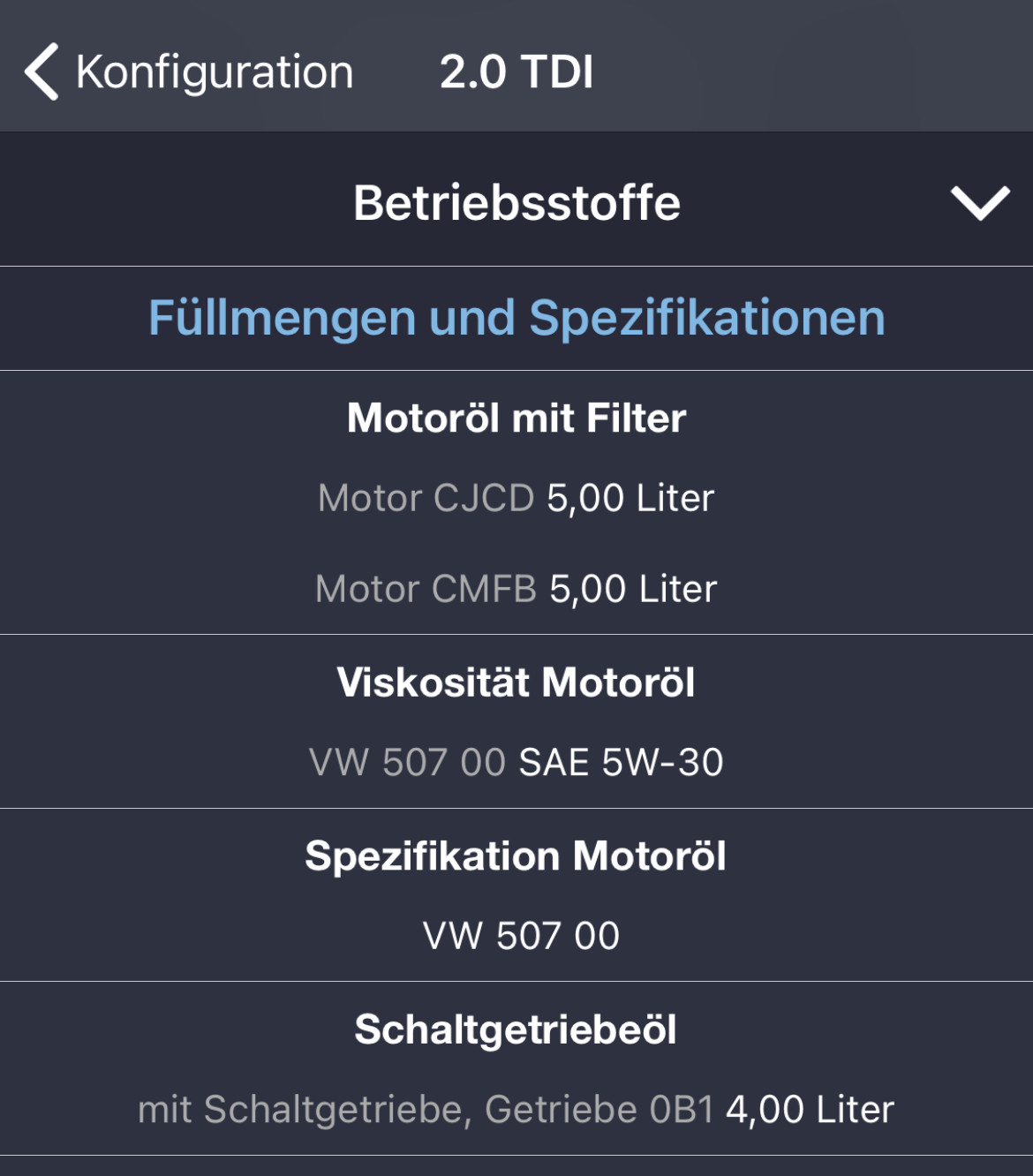 2.0 TDI - Wieviel Öl bei Ölwechsel?