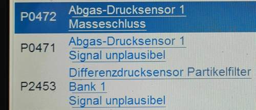 Fehlerausdruck