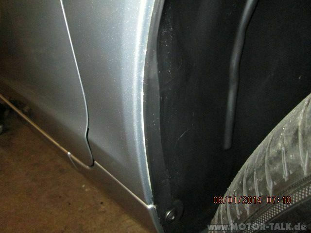 2009er V50: Rost am Kotflügel