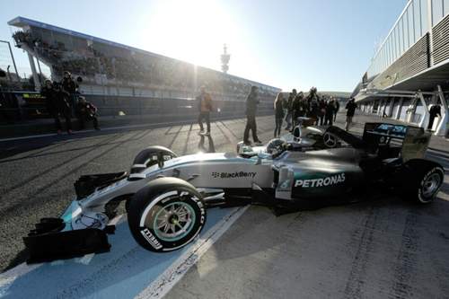 Der WM-Zweite Rosberg geht nach den guten Tests zuversichtlich in die neue Saison