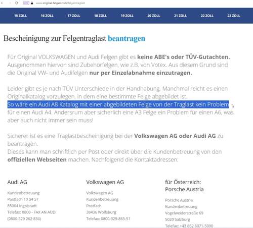 Traglastbescheinigung