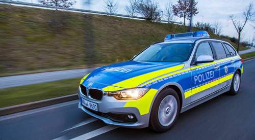 Alter 3er Touring Streifenwagen NRW