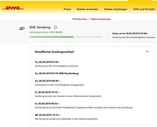 DHL - Status
