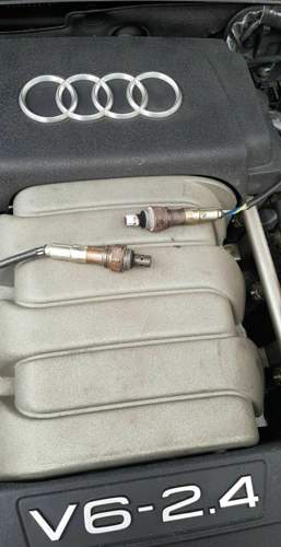 Links Gebraucht eBay / rechts alte Sonde