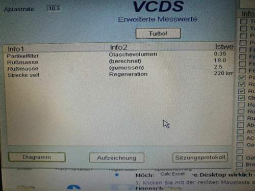 Beladung DPF
