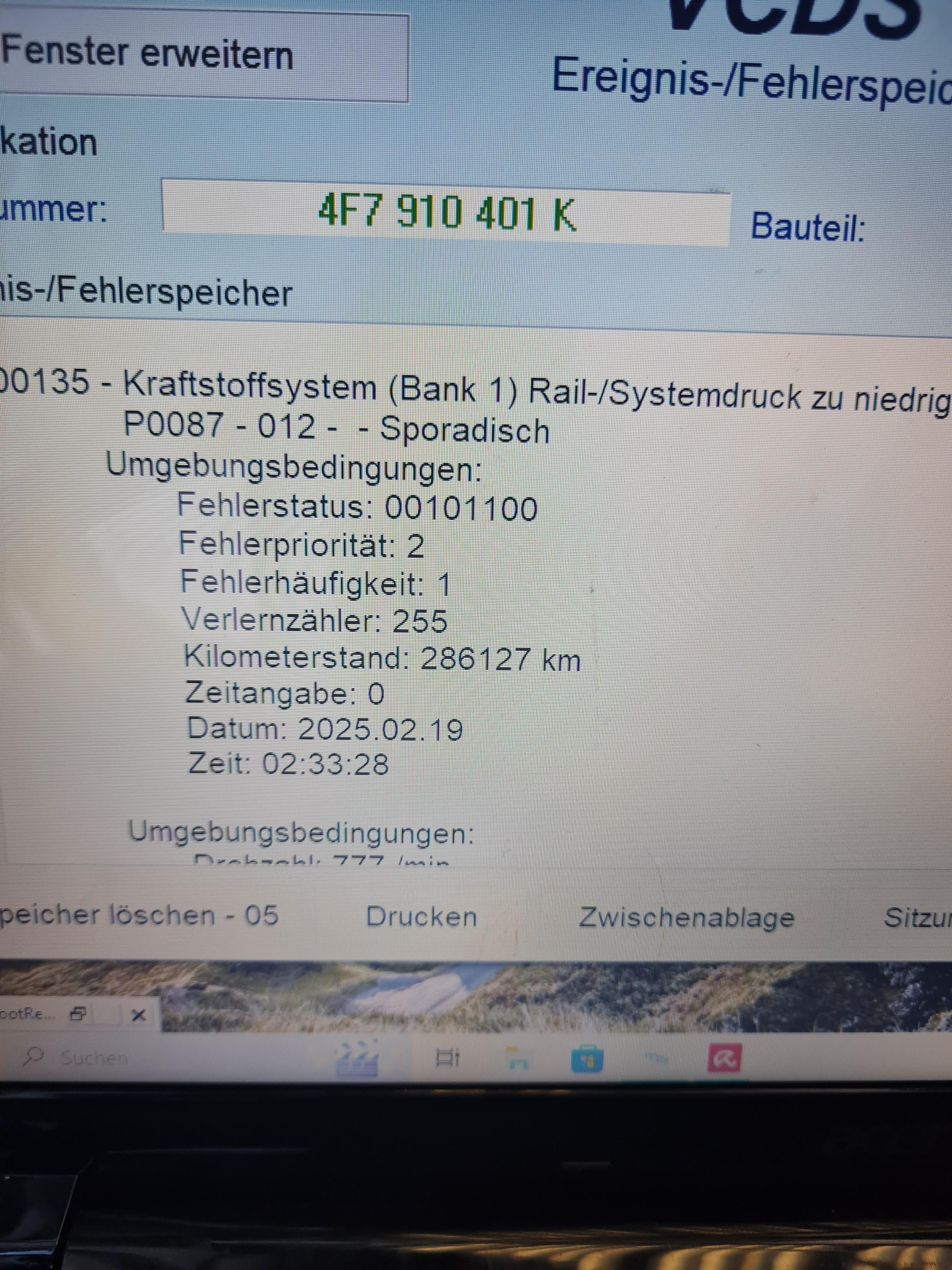 2.7/3.0TDI Injektoren-Werte