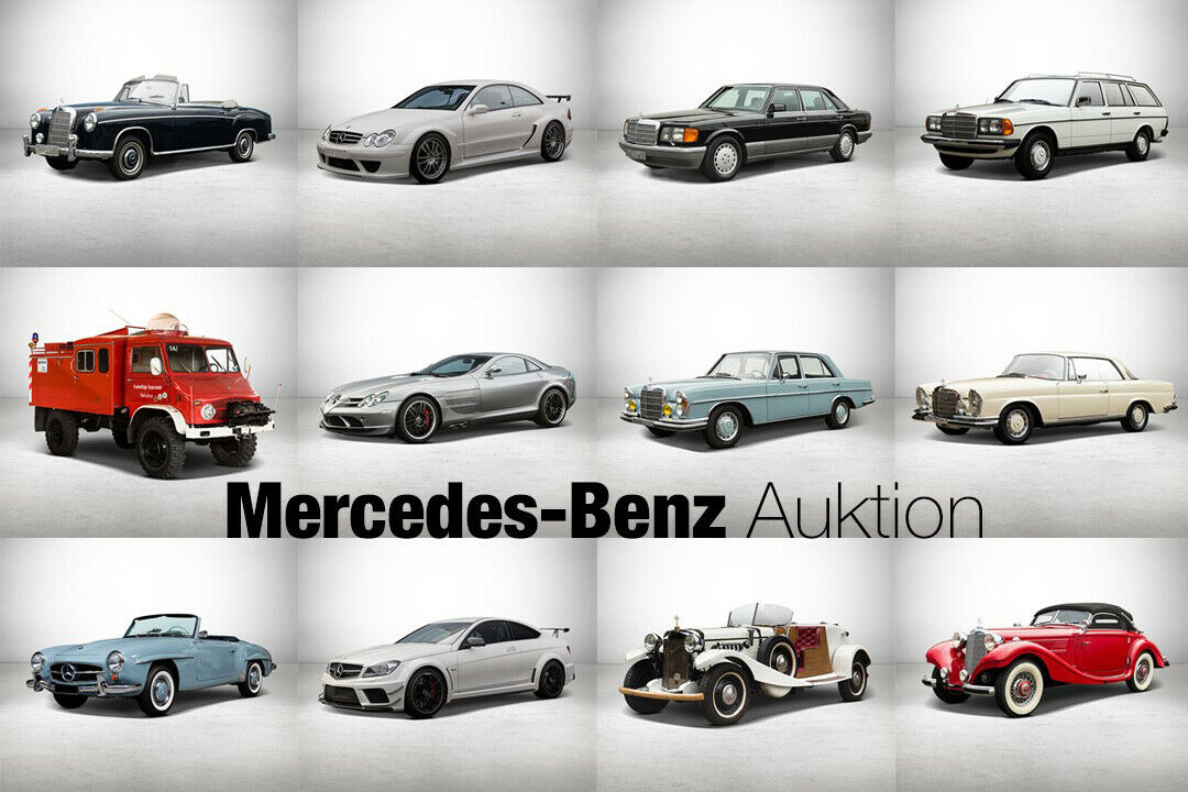 Bei der Online-Auktion wurden 28 Mercedes angeboten, nur 15 wurden verkauft
