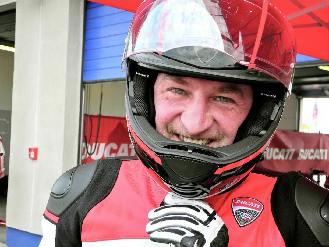 Der Autor mit Adrenalin pur
