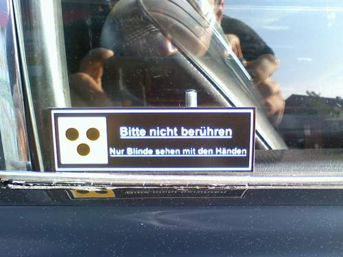 Der Aufkleber