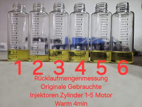 Rücklaufmengenmessung