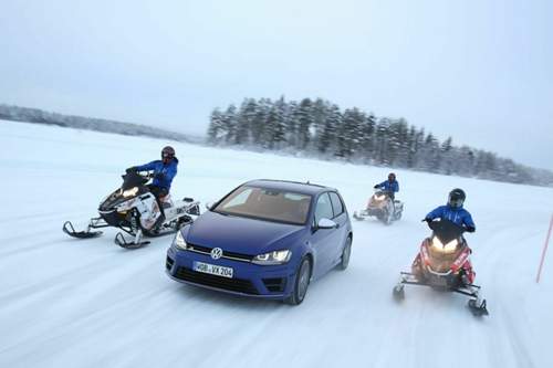 Nur die Golf-R-Schürze zieht eine Fratze. Alle anderen Golf gucken freundlich