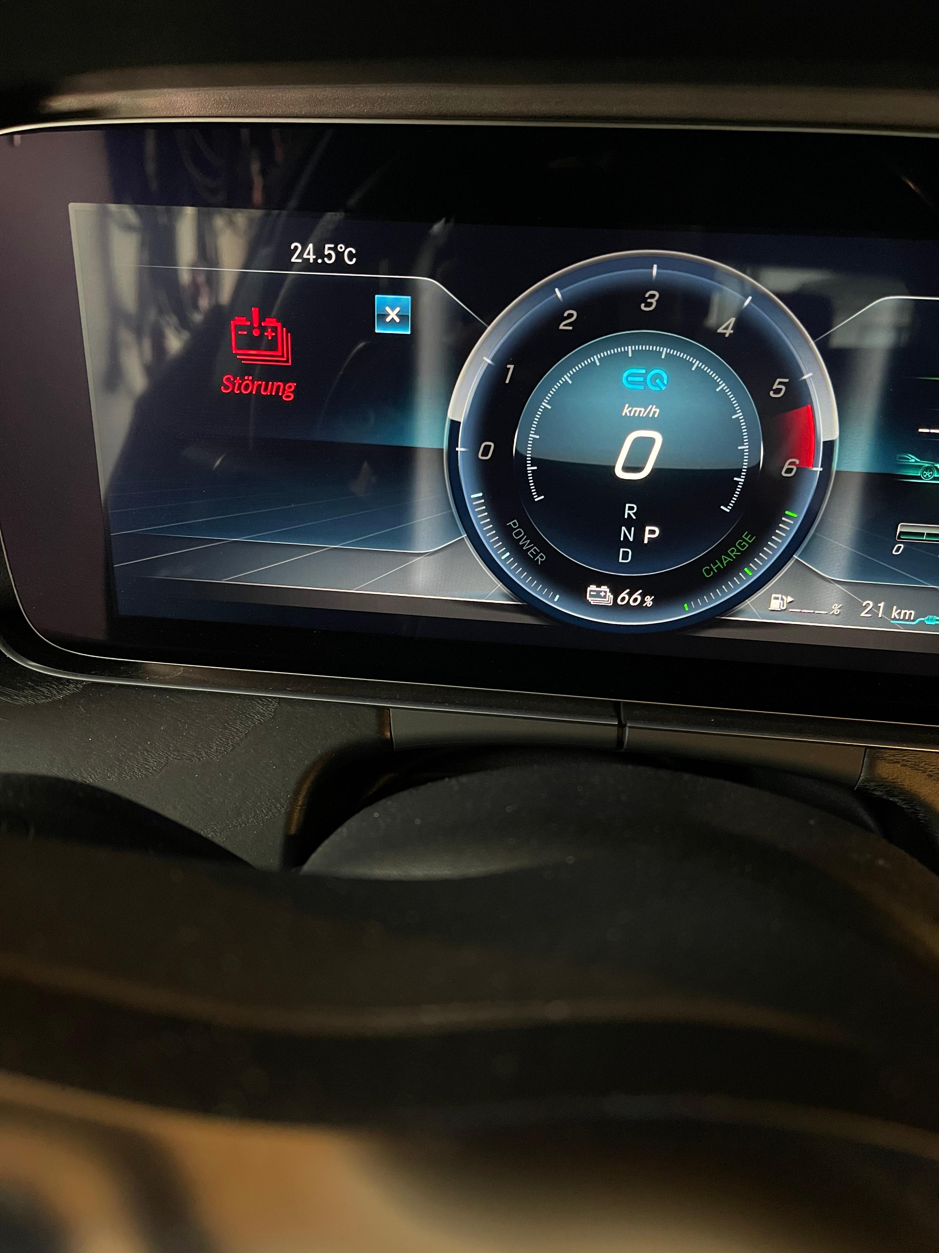 300de S213, Symbol Störung Hybrid Batterie - Abschleppen verboten
