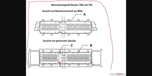 Steckerbelegung t60 t94