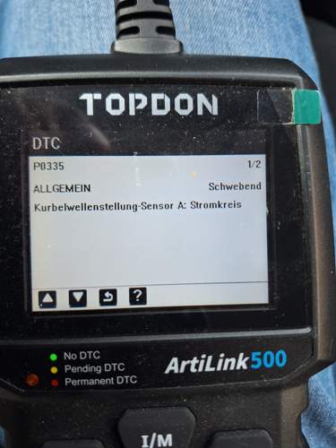 Sensor Ursache?