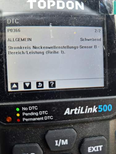Sensor Ursache?
