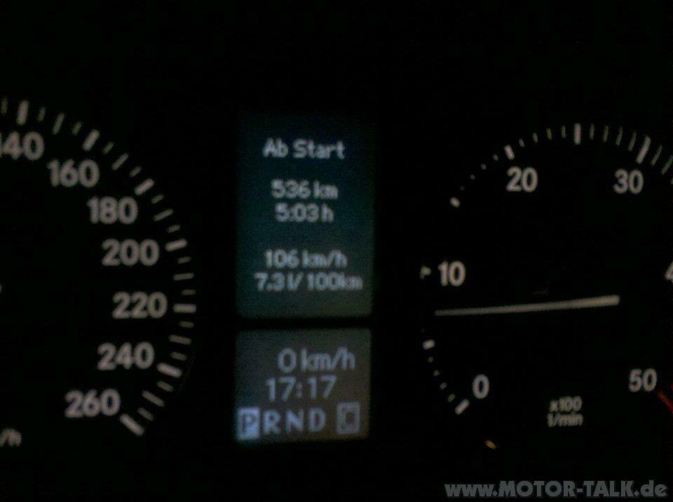 320 CDI 7G Verbrauch