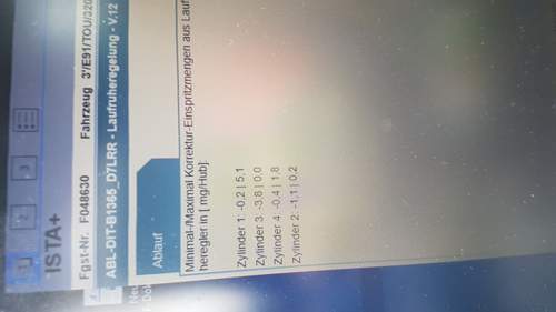 Injektoren Motor kalt