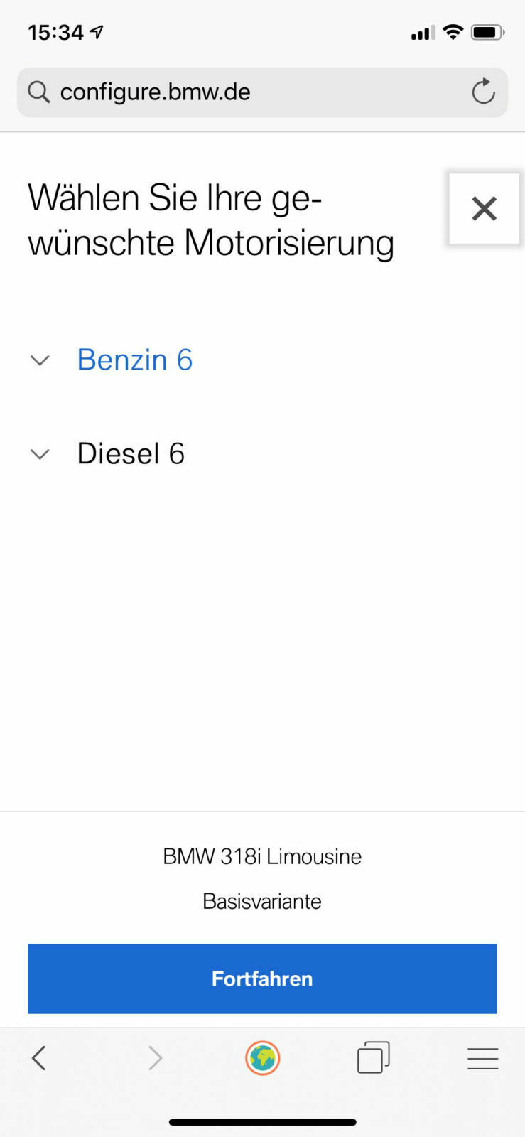 330e nicht mehr konfigurierbar?