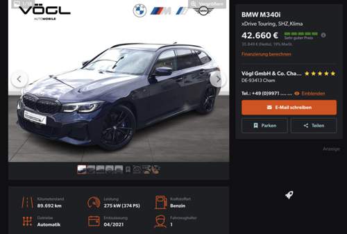 340i Angebot