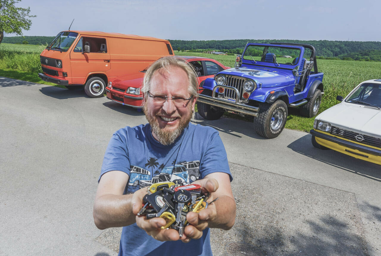 Ein würdiger mobile.de-Wechselmeister: Ob Geländewagen, Sportwagen, Camper oder Cabrio: Oli hatte sie alle. Und hat sie zum Teil noch immer