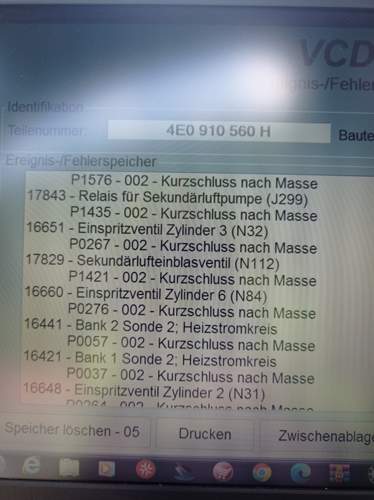 Fehlerspeicher
