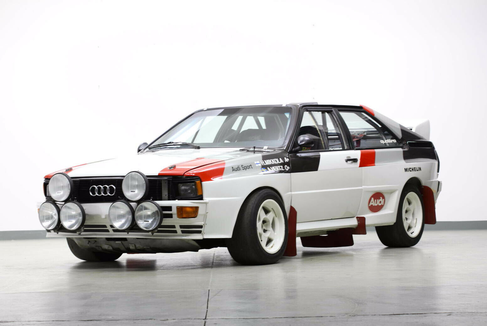 Der Gruppe-B-Ur-Quattro fuhr keine großen Erfolge in der Rallye-Meisterschaft ein
