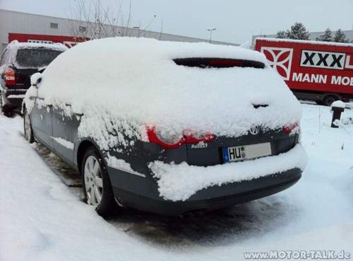 Passat mit Schnee