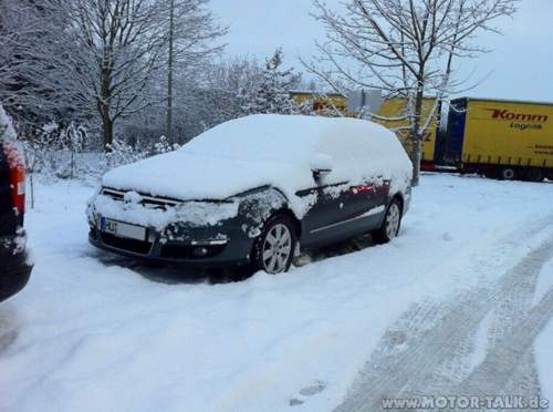 Passat mit Schnee