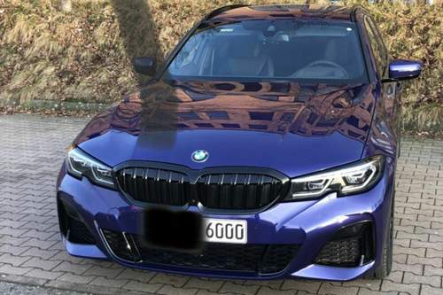 G21 M340i in BMW Individual Velvetblau