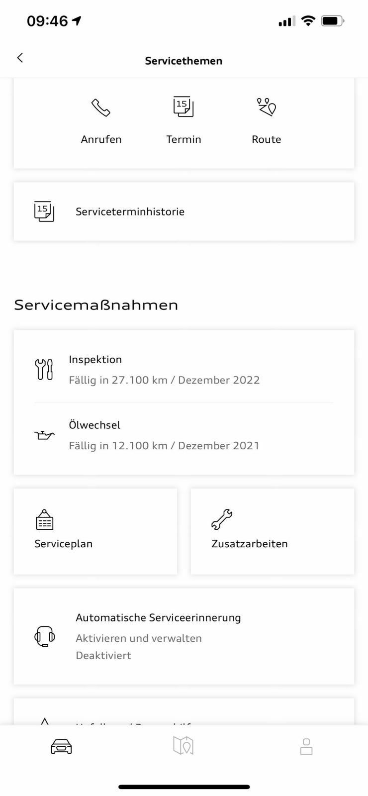 40 TFSIe: Wartungskosten