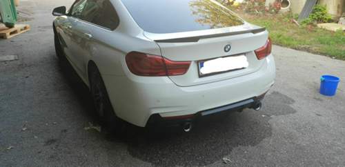 M m Performance Auspuffanlage mit diffuser und M Performance Carbon Endtoepfen.jpg