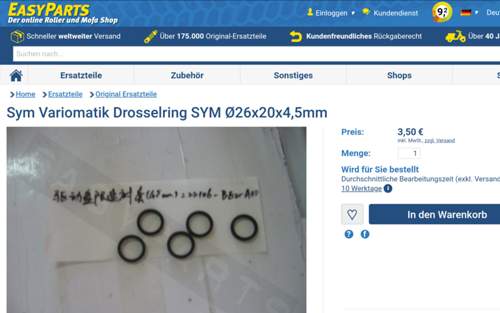 Drosselring