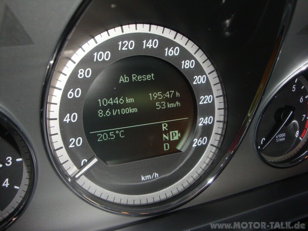 4500 km - Verbrauch E250 CGI