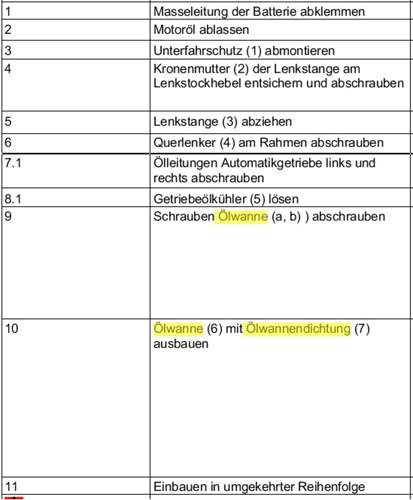 Motorausbau