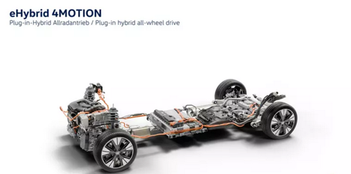 VW T7 eHybrid 4Motion Fahrzeugboden