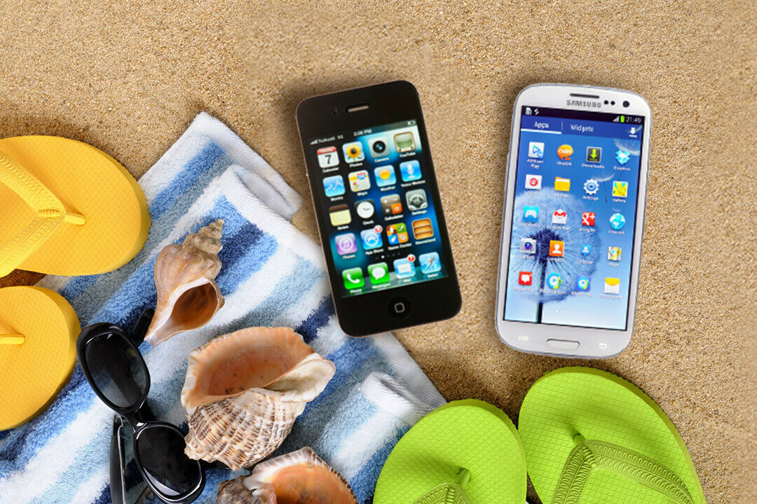 Mti dem Smartphone fährt man besser in den Urlaub - zumindest, wenn man die von uns ausgewählten Apps installiert hat