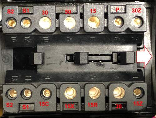 Stecker Zündschloss