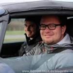 Probefahrten sind auf einem Youngsterstreffen üblich. Bayernlover probiert den MX5 aus