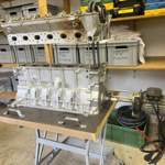 6 Zylinder BMW Benzinmotor für E39 - Anschauungsmodel