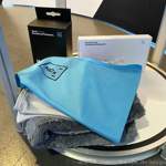 Mikrofasertücher, blaue & graue für Scheiben