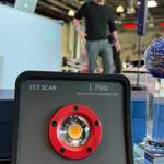 Hauptpreis Lacklampe von ScanGrip mit Gravierung